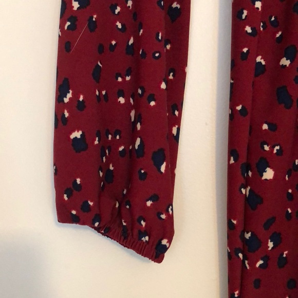 NWT cheetah printed wrap dress with tulip hem - Picture 3 of 7